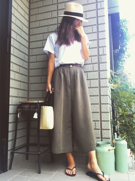 so happyさん(レディース・160cm)の夏コーディネート