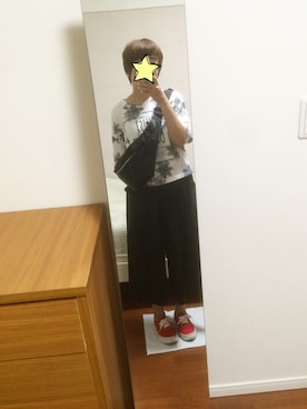 「アイテム（ボディバッグ/ウエストポーチ）」を使った、つなこさん（レディース・157cm）の夏コーディネート
