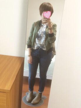 つなこさん（レディース・157cm）の秋コーディネート