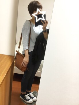 つなこさん（レディース・157cm）の秋コーディネート