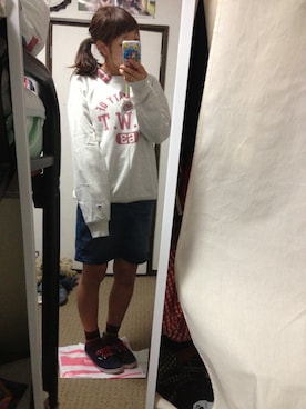 「campion」｜sakikoさん（レディース・159cm）の秋コーディネート