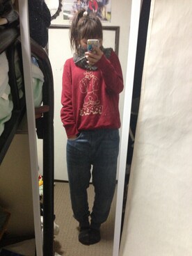 「UNIQLOコーデ」｜sakikoさん（レディース・159cm）の冬コーディネート