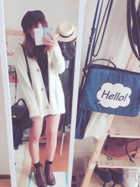 「アイテム（ブーティ）」を使った、sakikoさん（レディース・159cm・20代）の秋コーディネート