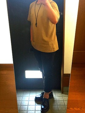 たきゃーきさんの「BオーガニックコットンポケットTシャツ(半袖)」を使ったコーディネート