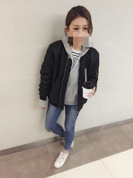h・yuuさん（レディース・165cm）の春コーディネート