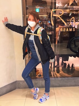 「寒いです」｜h・yuuさん（レディース・165cm）の春コーディネート