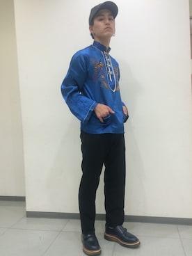 谷口諒さん（メンズ・166cm）の秋コーディネート