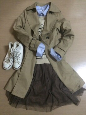 「Discoat」｜Rucocoさん（レディース・158cm）の冬コーディネート