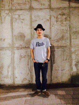 「OBEY」｜「アイテム（デニムパンツ）」を使った、KT__PARKさん（メンズ・175cm）の夏コーディネート