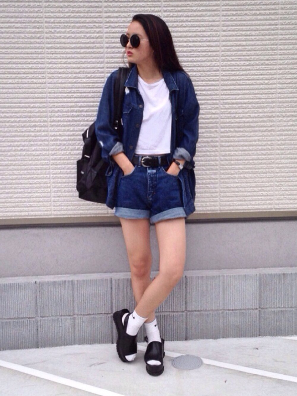 a k a n eさんの（AZUL by moussy）を使ったコーディネート