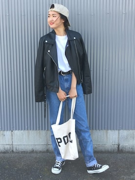 a k a n eさん（レディース・167cm）の春コーディネート