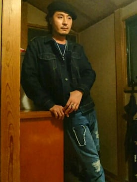 「リーバイス」｜きたろうさん【grn】さん（メンズ・182cm）の夏コーディネート