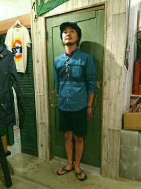 「アイテム（サンダル）」を使った、きたろうさん【grn】さん（メンズ・182cm・30代）の夏コーディネート