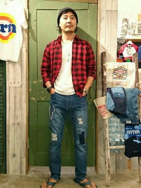 「パタゴニア」｜きたろうさん【grn】さん（メンズ・182cm）の夏コーディネート