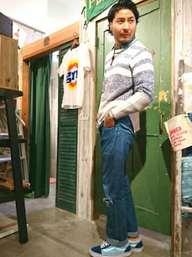 「甘辛mix」｜きたろうさん【grn】さん（メンズ・182cm）の秋コーディネート