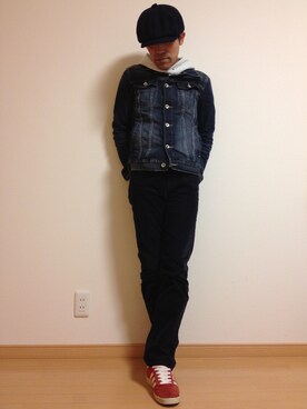 naoさん（メンズ・165cm）の冬コーディネート