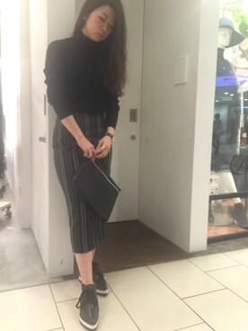 「Daniel Wellington」｜Chie Ikeharaさん（レディース・157cm）の秋コーディネート