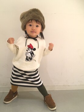 「デニムチェスター」｜Happi☀︎416さん（キッズ・90cm）の秋コーディネート
