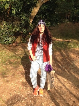 「MONKI」｜Yantungng Kateさん（レディース・178cm）の冬コーディネート