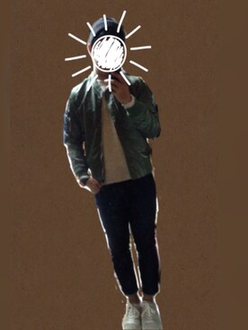 「buddy（バディ）のアイテム」を使った、naoさん（メンズ・171cm）の冬コーディネート