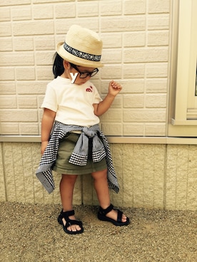    ＭiiiYA⁂さん（キッズ・100cm）の夏コーディネート