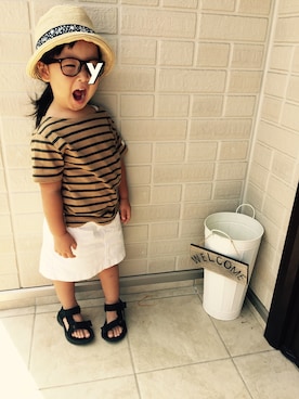    ＭiiiYA⁂さん（キッズ・100cm）の夏コーディネート
