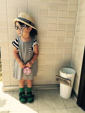    ＭiiiYA⁂さん（キッズ・100cm）の夏コーディネート