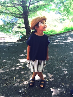    ＭiiiYA⁂さん（キッズ・100cm）の夏コーディネート