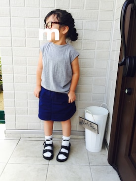    ＭiiiYA⁂さん（キッズ・100cm）の夏コーディネート