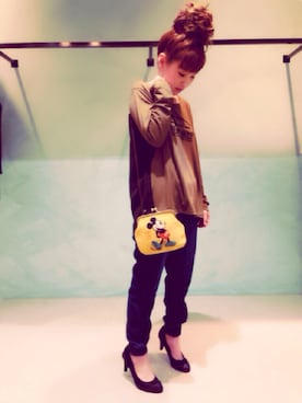 「ACCOMMODE（アコモデ）のアイテム」を使った、mei♡さん（レディース・149cm）の秋コーディネート