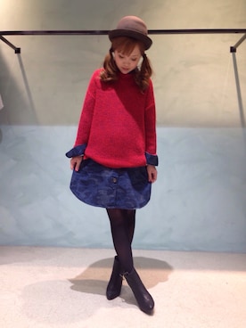 「INTERPLANET WINGS（インタープラネットウィング）のアイテム」を使った、mei♡さん（レディース・149cm）の秋コーディネート