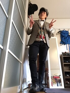 grさん（メンズ・169cm）の春コーディネート