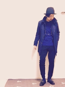 オオヒラさん（メンズ・170cm）の冬コーディネート