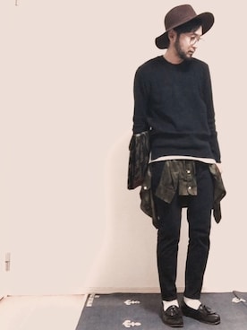 オオヒラさん（メンズ・170cm）の秋コーディネート
