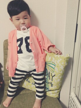 P×Kさん（キッズ・80cm）の秋コーディネート