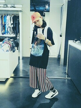 「orange」｜Kingさん（レディース・156cm）の秋コーディネート