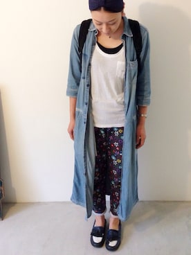 「ボヘミアンズ」｜「アイテム（バッグ）」を使った、YUKO KAWANOさん（レディース・155cm）の秋コーディネート