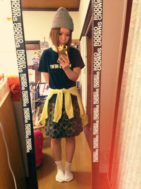 「ジャパンブルー」｜「アイテム（ワンピース/ドレス）」を使った、ゆりるけさん（レディース・151cm）の夏コーディネート