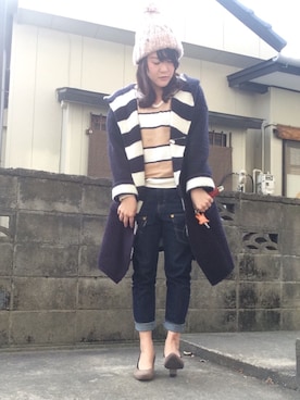 Sатоко⋆*さん(レディース・156cm)の冬コーディネート