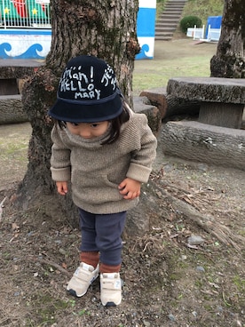 senaさん（キッズ・100cm）の冬コーディネート