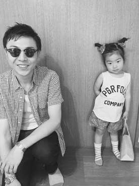 senaさん（キッズ・100cm）の夏コーディネート