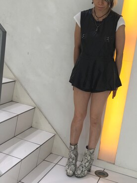 「FIG&VIPER（フィグアンドバイパー）のアイテム（その他トップス）」を使った、tommyさん（レディース・152cm）の秋コーディネート