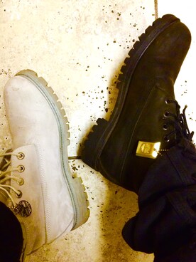 「kicks」｜「アイテム（ブーツ）」を使った、GOSGMさん（メンズ・173cm）の春コーディネート