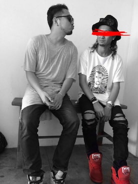 「kicks」｜「アイテム（アナログ腕時計）」を使った、GOSGMさん（メンズ・173cm）の夏コーディネート