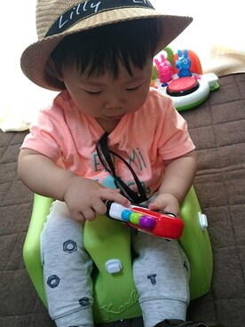 「スエット」｜なちゃさん（キッズ・80cm）の春コーディネート