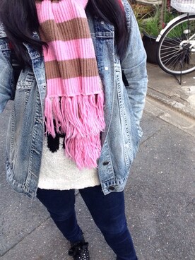 「DANCE LB-03（ダンス エルビー・ゼロスリー）のアイテム」を使った、はむはむさん（レディース・153cm）の秋コーディネート