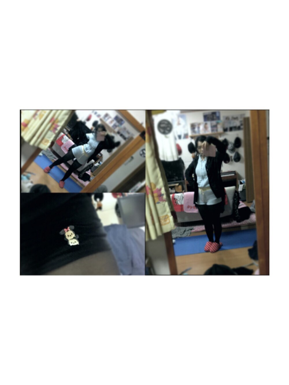 「room wear、school、hate」｜「unknownsのアイテム（ルームウェア/パジャマ、ブルー系）」を使った、はむはむさん（レディース・153cm）の冬コーディネートの1枚目の写真