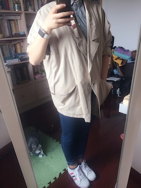 「8 EiGHT（エイト）のアイテム」を使った、ジェーン ちゃんさん（レディース・158cm）の秋コーディネート