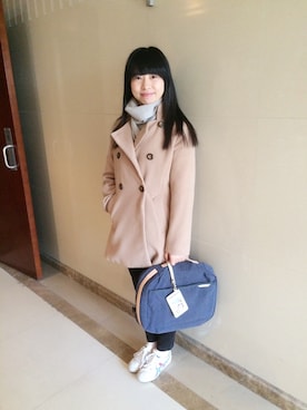 「N.（N. Natural Beauty Basic）（エヌエヌナチュラルビューティーベーシック）のアイテム（チェスターコート）」を使った、ジェーン ちゃんさん（レディース・158cm）の秋コーディネート