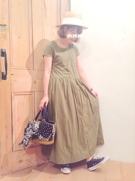 「Lara&Heart（ララアンドハート）のアイテム」を使った、mmi⚘さん（レディース・153cm）の春コーディネート